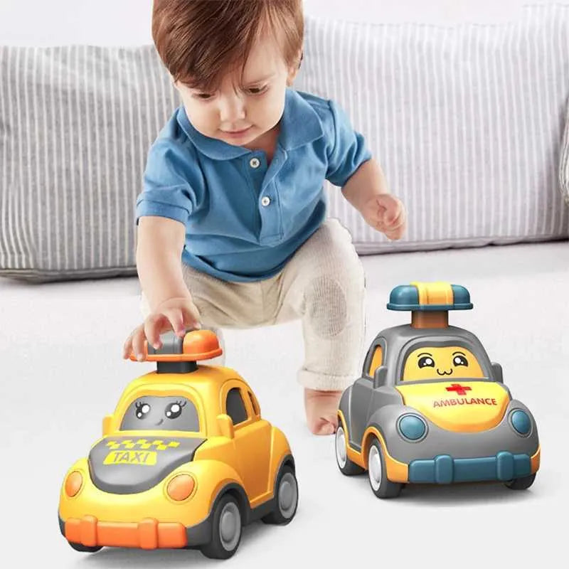 Spielzeugautos für Kinder - Drücken und Fahren
