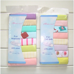 Set mit weichen Wasch- und Spucktüchern aus Baumwolle für Babys