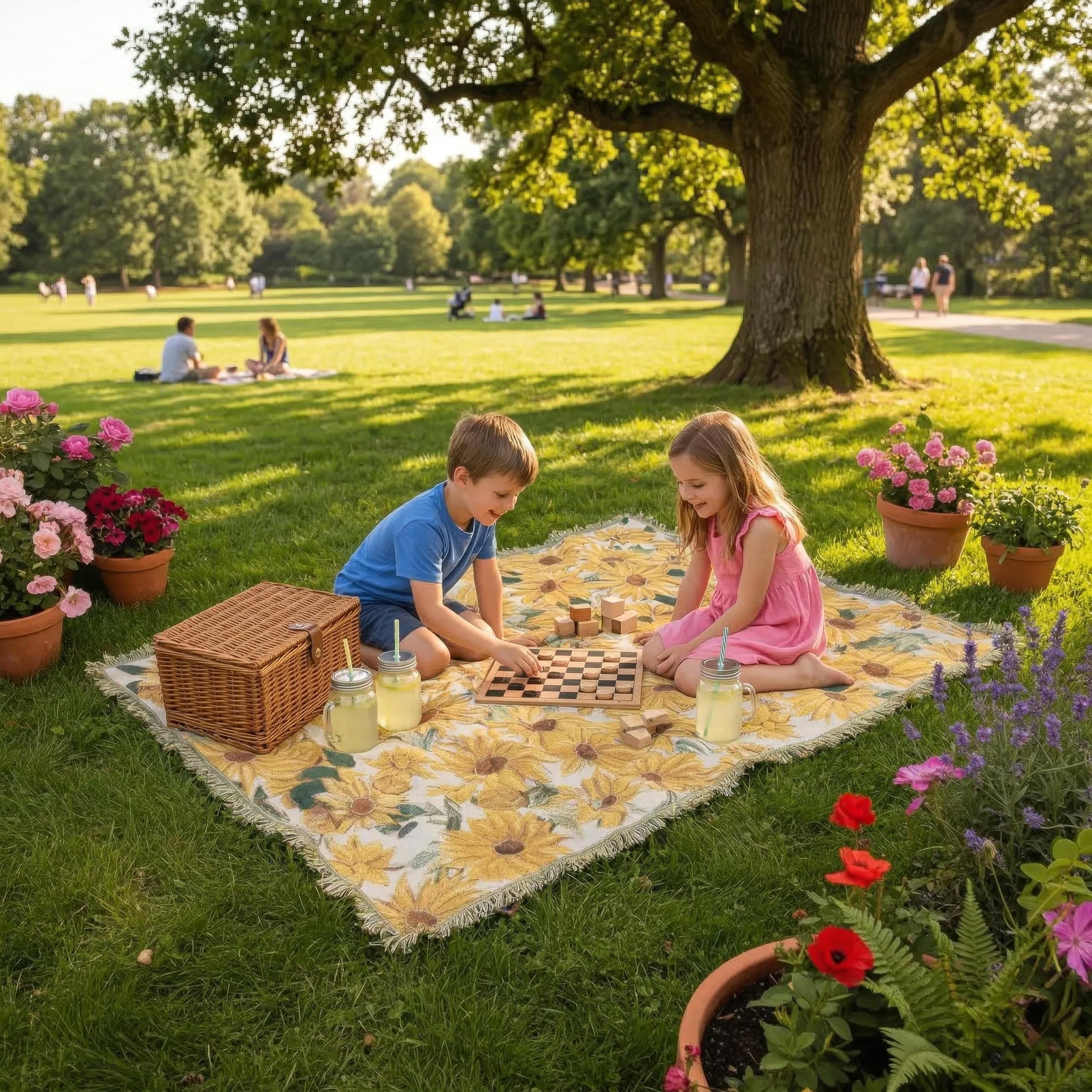 LuxePique – Waterproof Picnic Blanket for Every Adventure