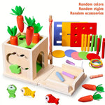 Creative Wooden Play Box – 8 Exciting Activities for Children