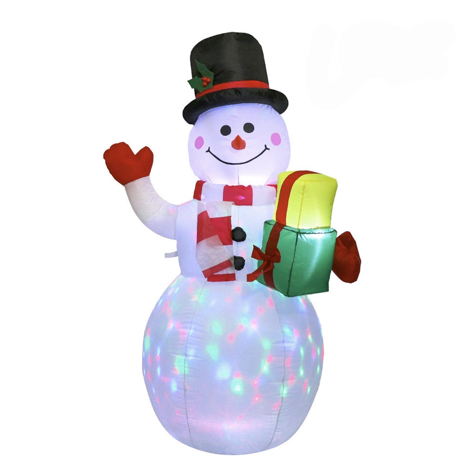 Weihnachtsschmuck – Schneemann oder Weihnachtsbaum mit Beleuchtung