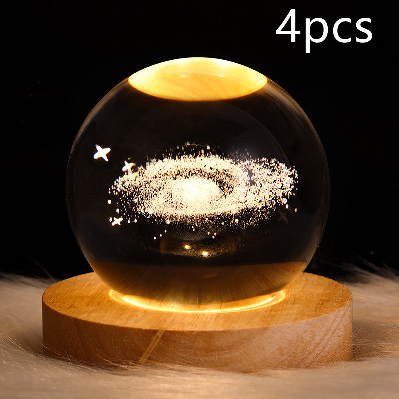 3D Kristalllicht mit LED für eine entspannte Atmosphäre