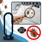 Hygienische UV-C Desinfektionslampe gegen Ungeziefer und Keime