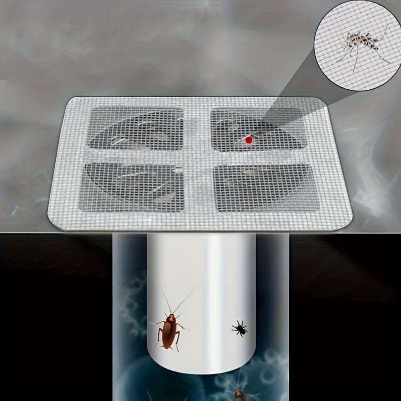 Abfluss-Schutzaufkleber für mühelose Reinigung - 10er Set