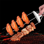 Edelstahl Grillspieße mit praktischer Schaufel (3er Set)