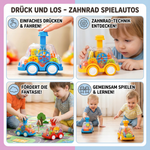 Zahnrad Spielautos – Fahrzeug mit Drück-Mechanismus
