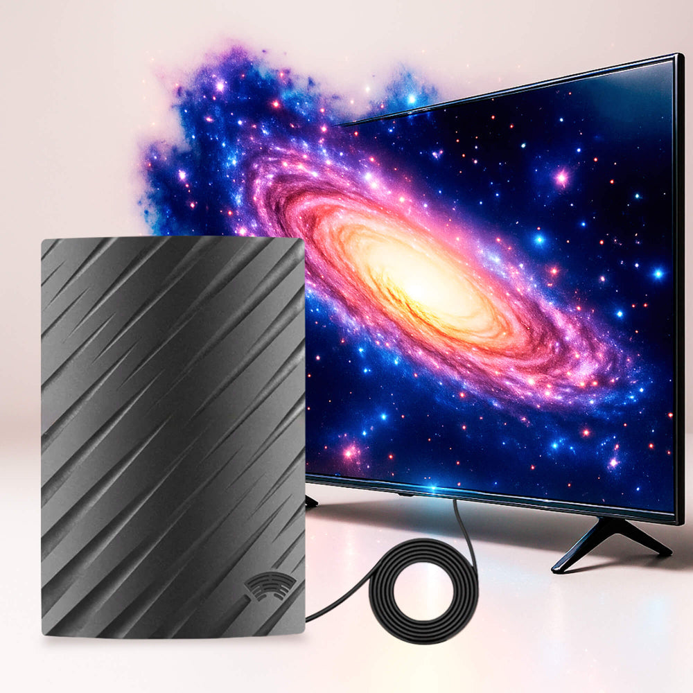 HDTV Antenne für Innenräume mit 4K Empfang und großer Reichweite