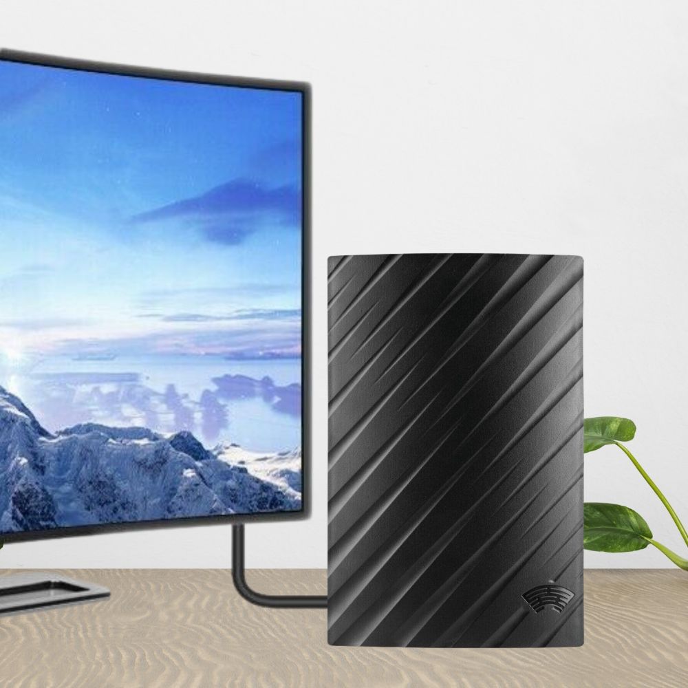 HDTV Antenne für Innenräume mit 4K Empfang und großer Reichweite