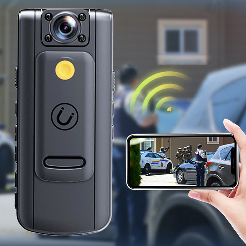 Ultra HD Dashcam with 180° Wide Angle and Night Vision – 7 Hours Recording
