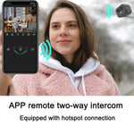 Drahtlose 4K Überwachungskamera mit 170° Weitwinkel und Intercom