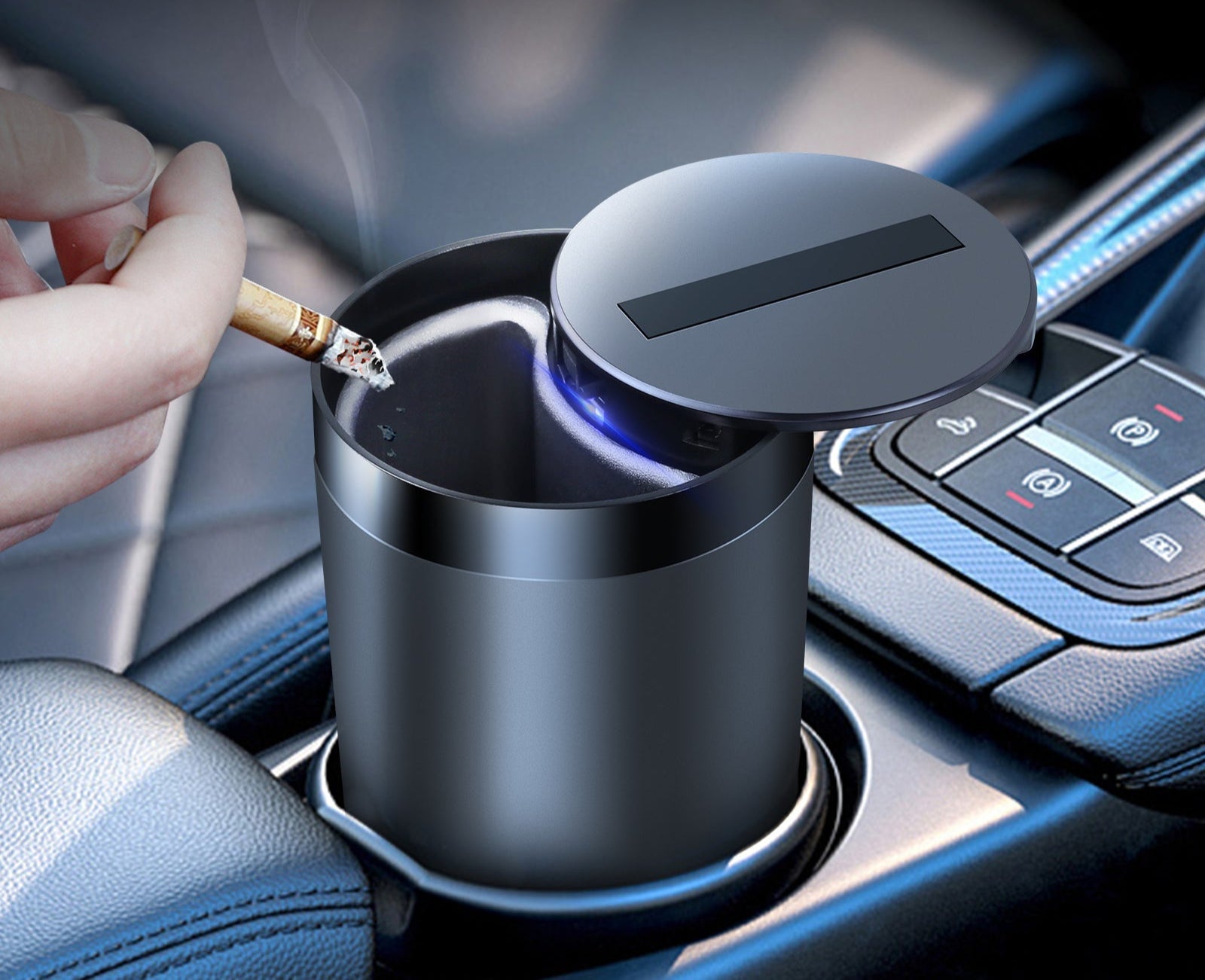 Elegant Automatic Ashtray – Environmentally Friendly Design