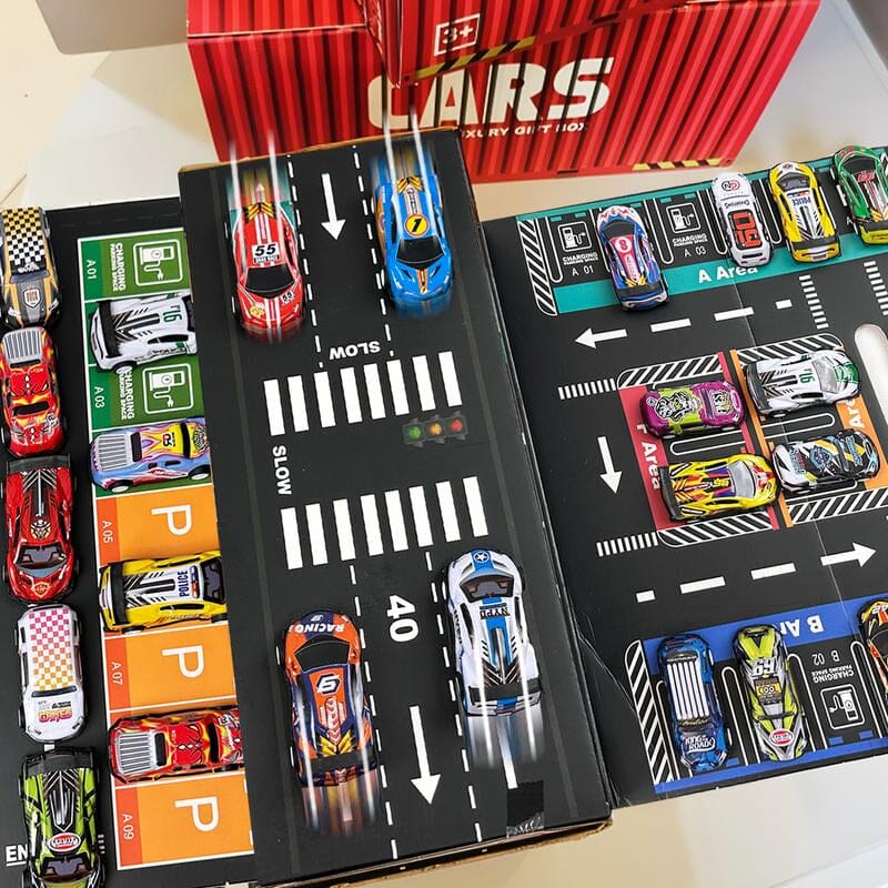 48 Spielzeugautos aus Legierung – Rennwagen Set