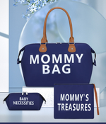 Große Wickeltasche für Babyartikel – 3-teiliges Set