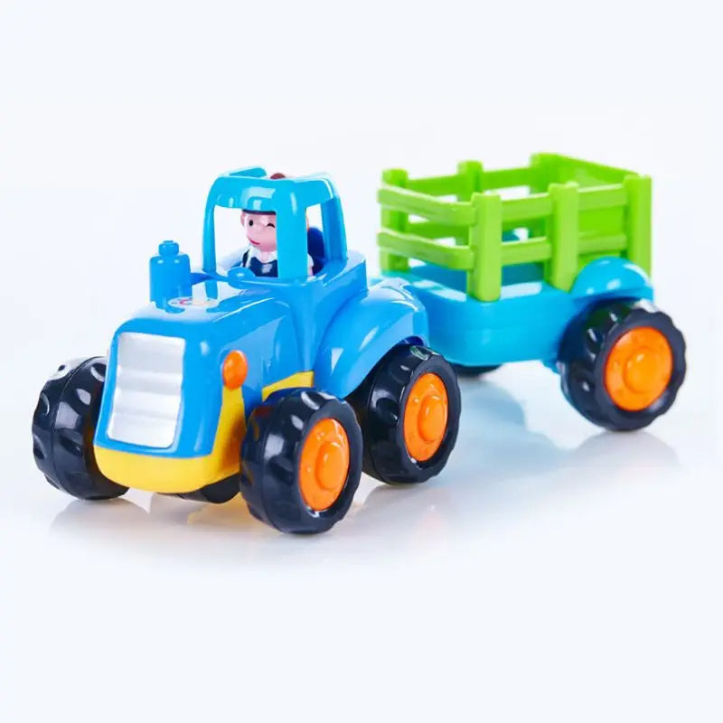 Bunte Fahrzeuge für Baustellen