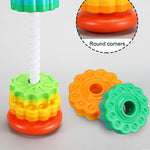 Bunter Stapelturm für kreativen Spielspaß