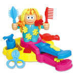 Friseurspielset mit kreativem Haarschnitt