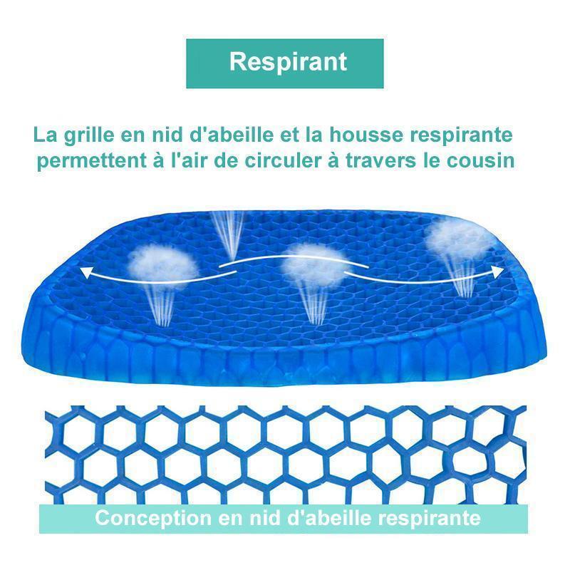 Ergonomisches Gel-Kissen für optimalen Sitzkomfort
