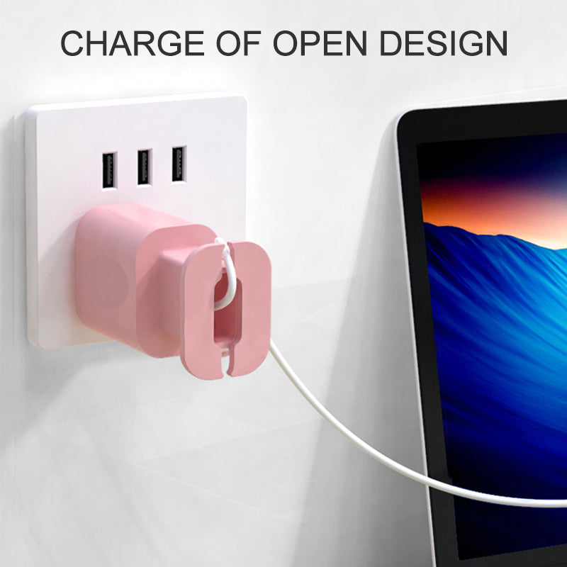 Multifunktionale Silikon Hülle für Ladegeräte und Kabel