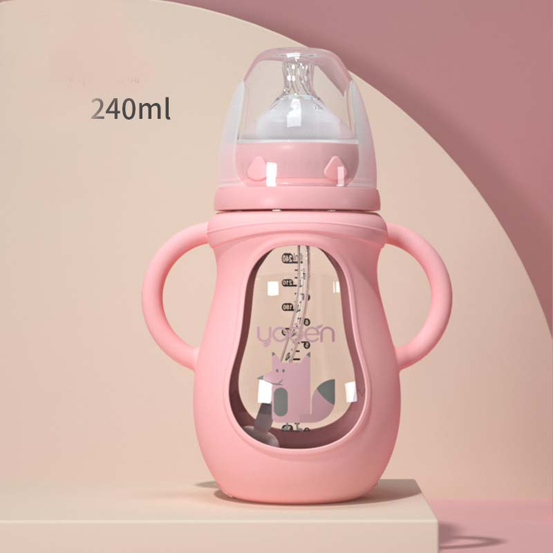 Trinkflasche für Babys aus Silikon – mit weichem Sauger und Tierdesign