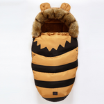 Schlafsack mit Kapuze für Babys und Neugeborene – warmer Kinderwagen