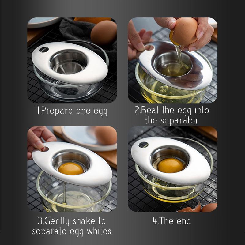 Eigelb und Eiweiß Separator