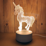 3D Illusionslicht mit USB-Anschluss für zauberhafte Akzente