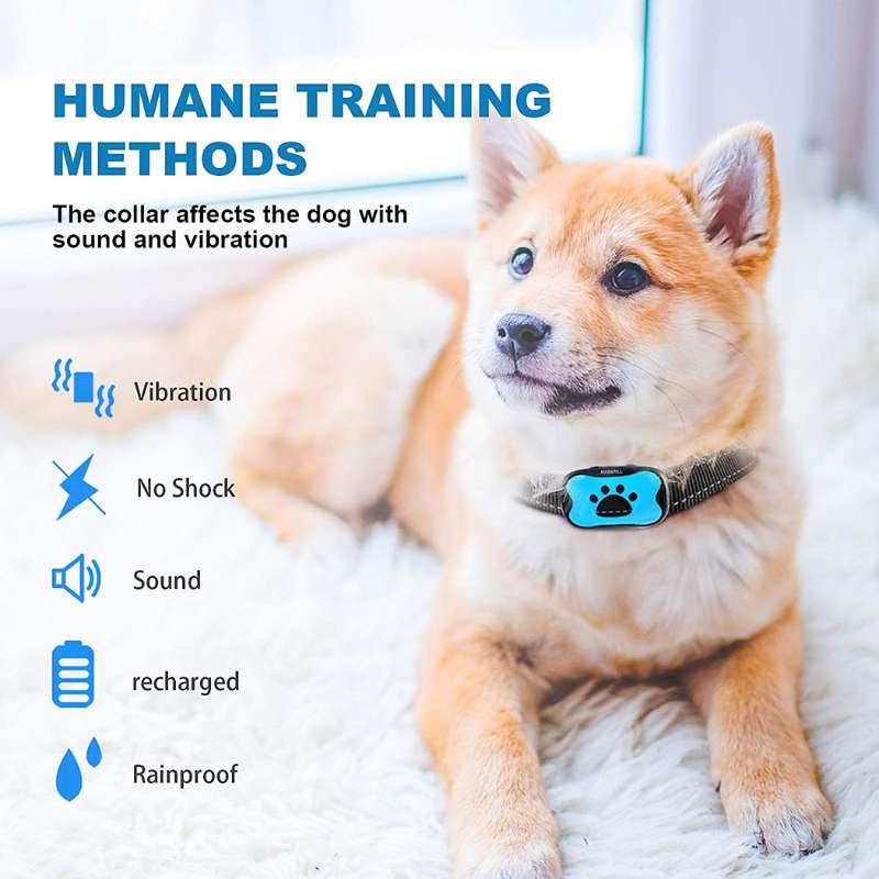 Schmerzfreier Anti-Bellhalsband für Hunde – Vibrationen & Ultraschall