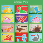 Spielset mit 3D Tieraufklebern