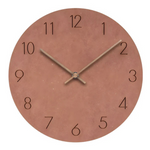 Große Holz-Wanduhr – Minimalistisches Design mit lautlosem Mechanismus