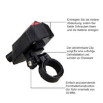 Sicherheits-Laser-Rücklichter für Fahrräder