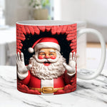 3D Luftige Weihnachtsbecherumhüllung