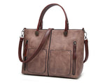 Vintage Handtasche mit doppelter Fronttasche