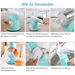 Gemüsezauber | Multifunktionaler Hand-Gemüseschneider