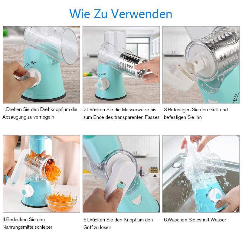 Gemüsezauber | Multifunktionaler Hand-Gemüseschneider
