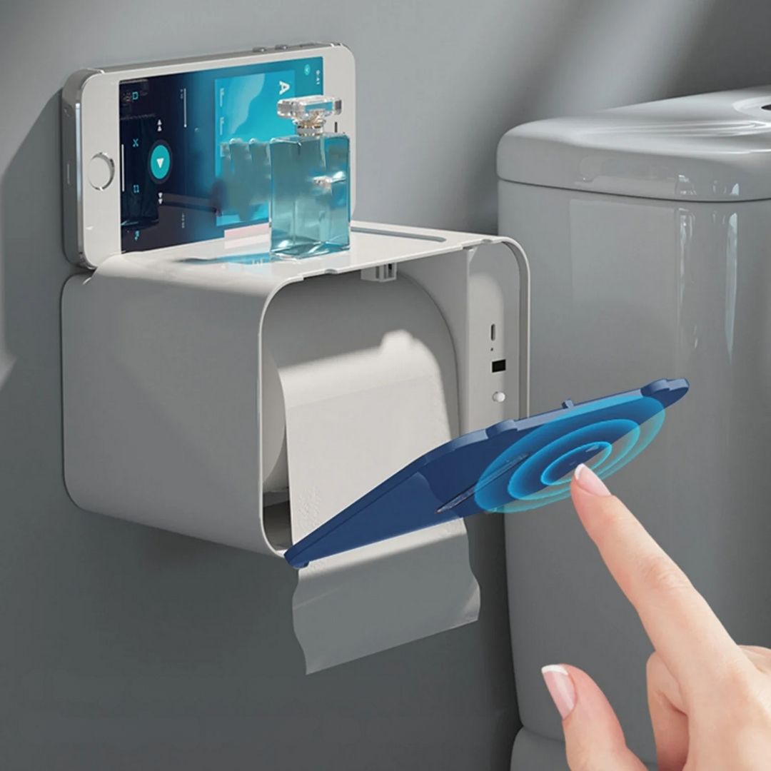 Berührungsloser Toilettenpapier-Spender – Sensorsteuerung – Automatische Rückzug-Schneide – Für stark frequentierte Toiletten