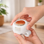 Kompakter Clipventilator mit 360° Drehung