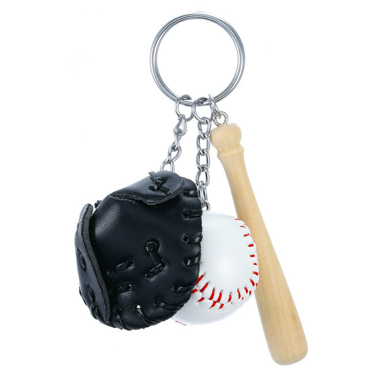 Kreativer Schlüsselanhänger im Baseball-Design
