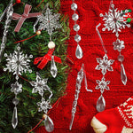 Kristall Weihnachtsdekoration in Schneeflockenform