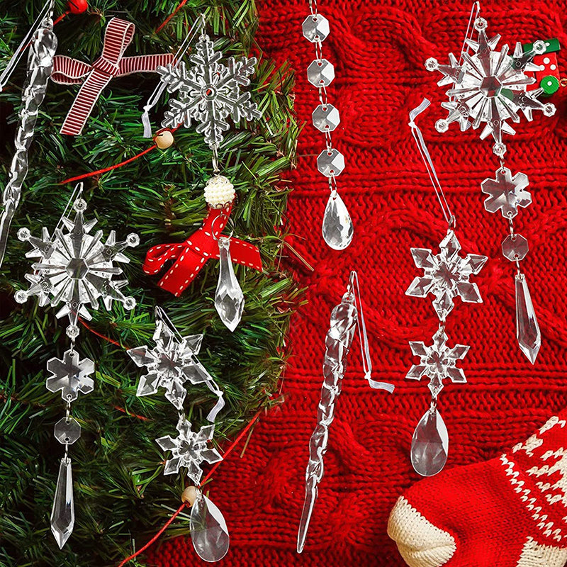 Kristall Weihnachtsdekoration in Schneeflockenform