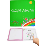 Set mit Fingerfarben für Kinder