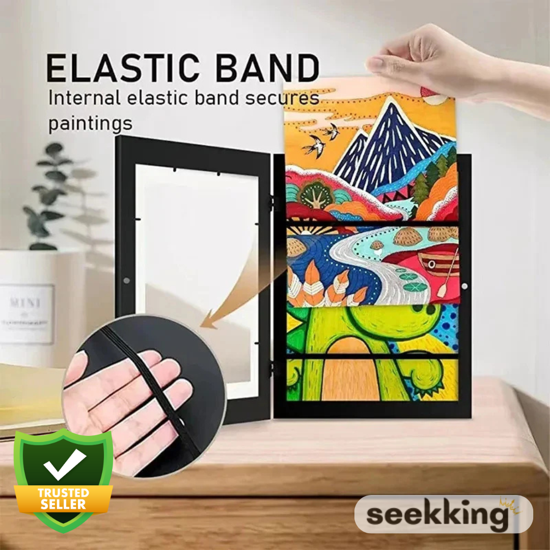 Creative Frame for Children's Artworks | Stylish Presentation