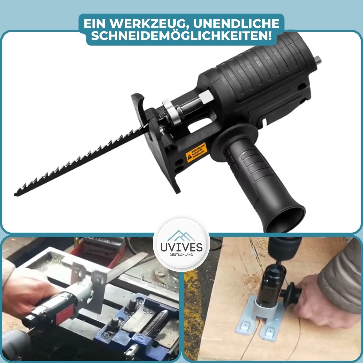 SawPro - Adapter for Drills for Woodworking