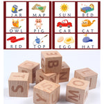 Lernspielzeug mit Holzbuchstaben für Kinder