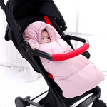 Schlafsack für Babys im Kinderwagen – Warmer Fußsack mit Kapuze