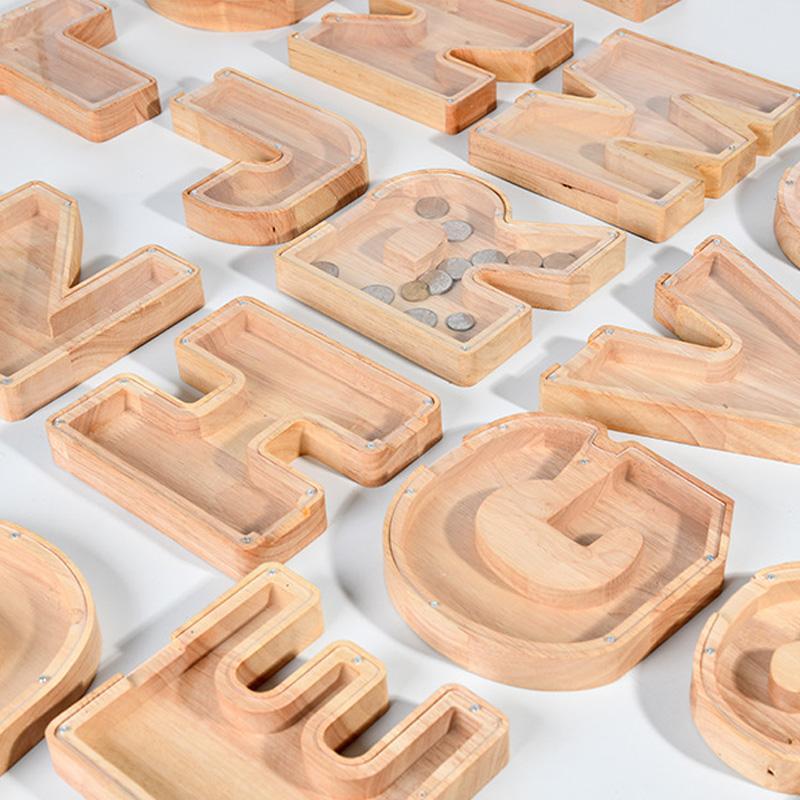 26 Buchstaben Sparschwein aus Englisch