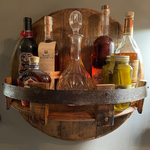 Rustic Shelf for Whiskey Barrels – Unique Style for Your Home