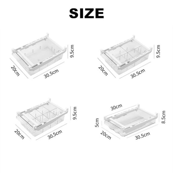Practical Refrigerator Organizer for More Storage Space