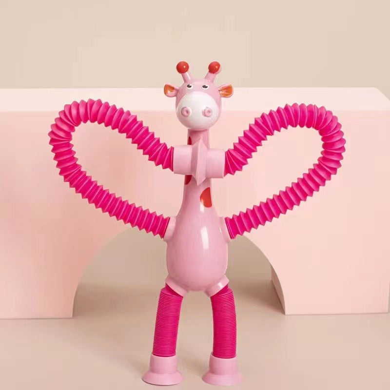FlexiGiraffe | Das bunte Spielzeug mit Saugnapf für kreative Kinder