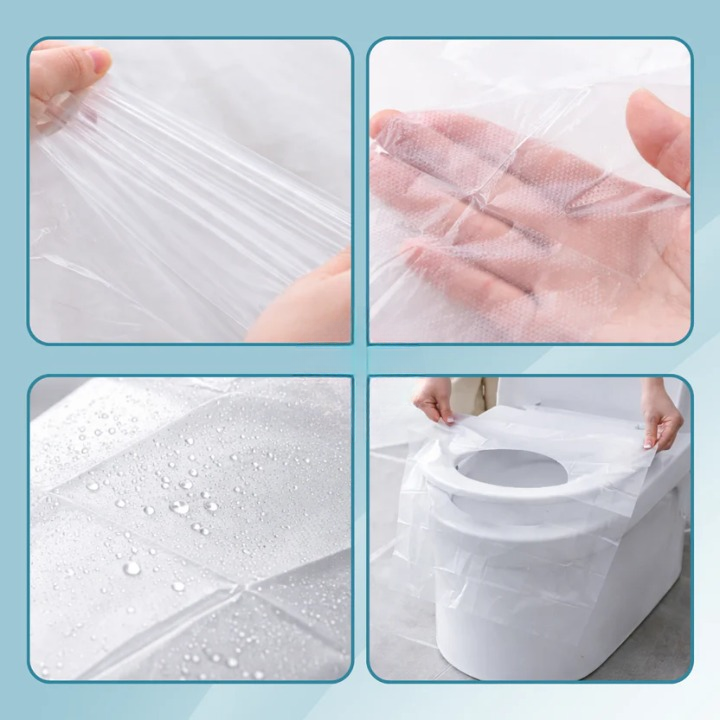 Einweg-Toilettensitzabdeckungen – Hygieneschutz für unterwegs – 50er Pack