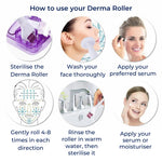 Mikronadel-Roller Set für Hautpflege – Anti-Aging mit Titan-Nadeln